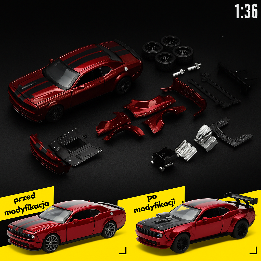 Customizowany Dodge Challenger 1:38 FabrykaFur™